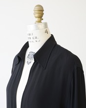 〈Hermès by martin margiela〉Silk Vareuse Shirt