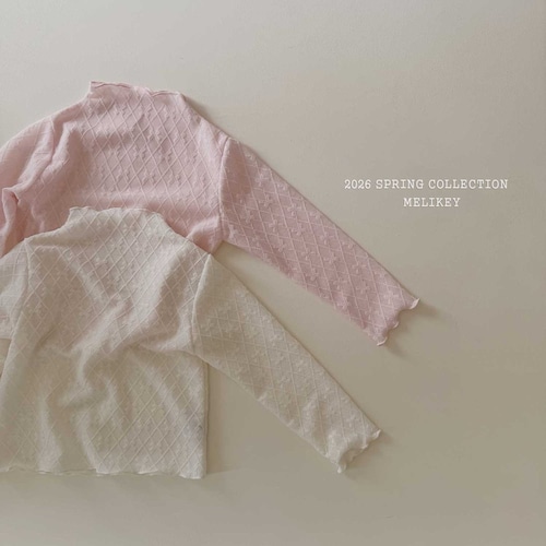 【即納】MELIKEY/Ribbon Mesh T 【即納】MELIKEY/Ribbon Mesh T