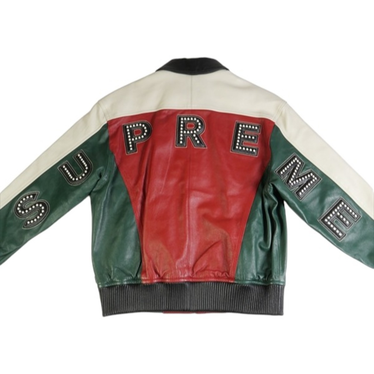 Size【S】 SUPREME シュプリーム 18SS Studded Arc Logo Leather  