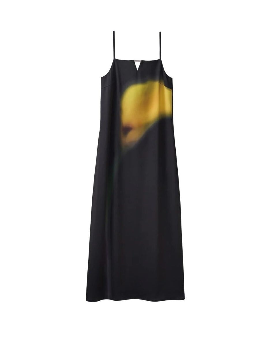 KnuthMarf(クヌースマーフ) flower print satin dress | サウス