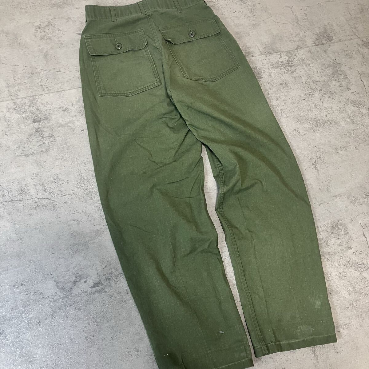 70s US ARMY OG-107 ベイカーパンツ SCOVILLジップ 70s US ARMY OG-107 ベイカーパンツ SCOVILLジップ ミリタリーパンツ