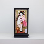 【芙蓉 立体振袖羽子板 15号】 羽子板ガラスケース飾り thumbnail 1