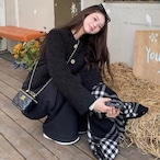Cropped Black Wool Jacket