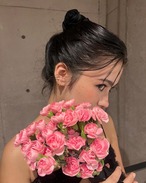 MOOCLDE rose scrunchie "ROSY"