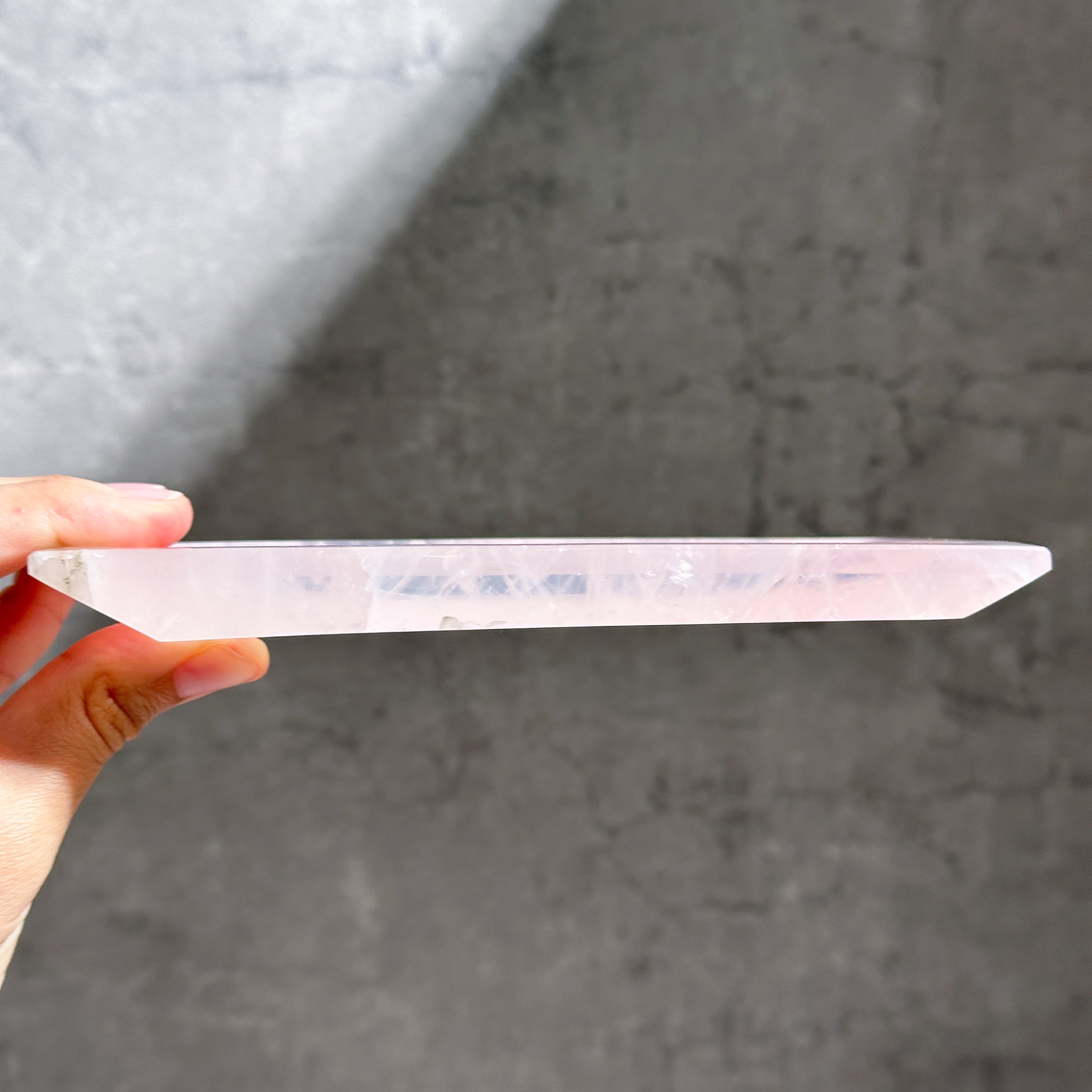 ローズクォーツのトレー 01◇ Rose Quartz ◇ 天然石・鉱物
