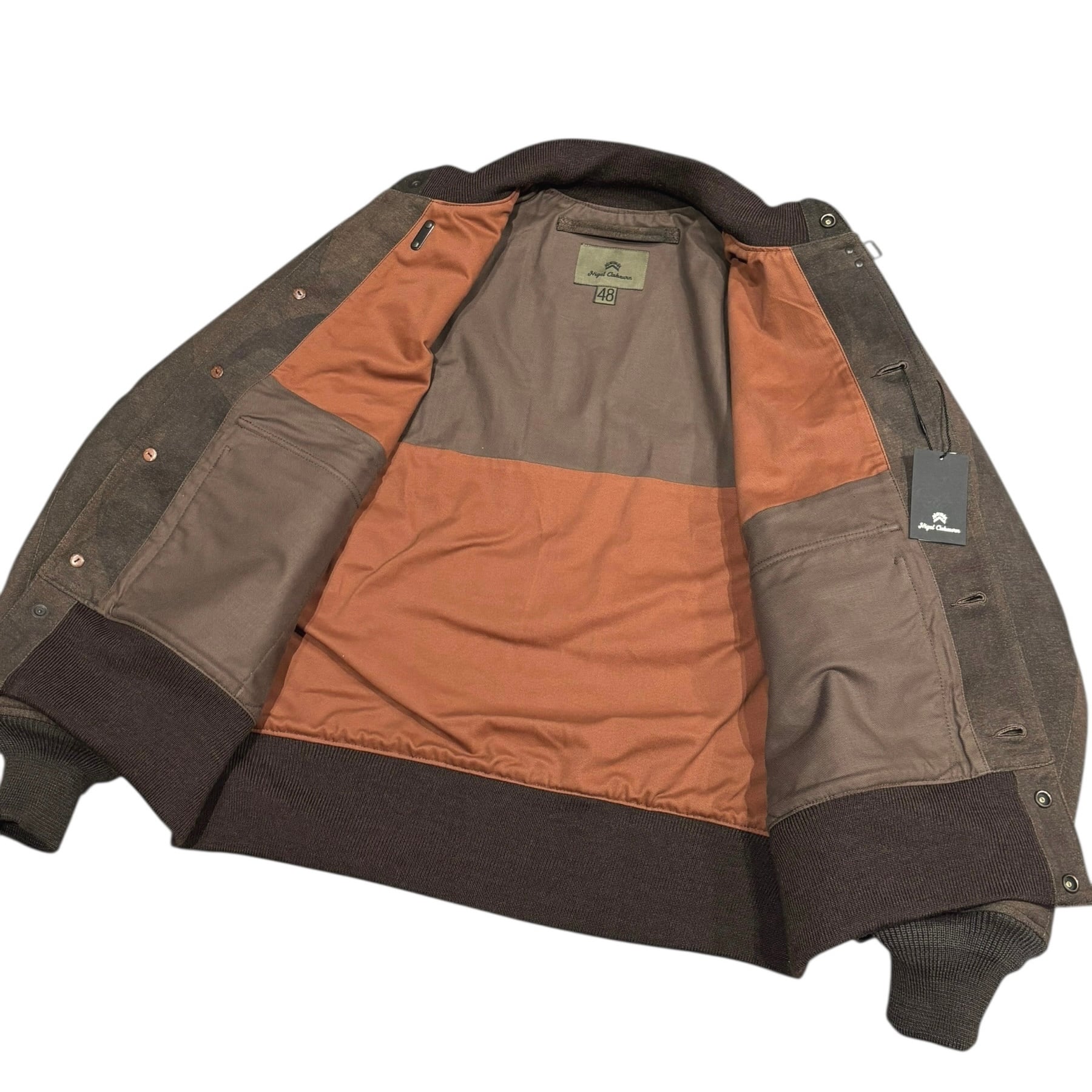 NIGEL CABOURN / A-1 JACKET - CAMO ULTRA SUEDE (ナイジェルケーボン