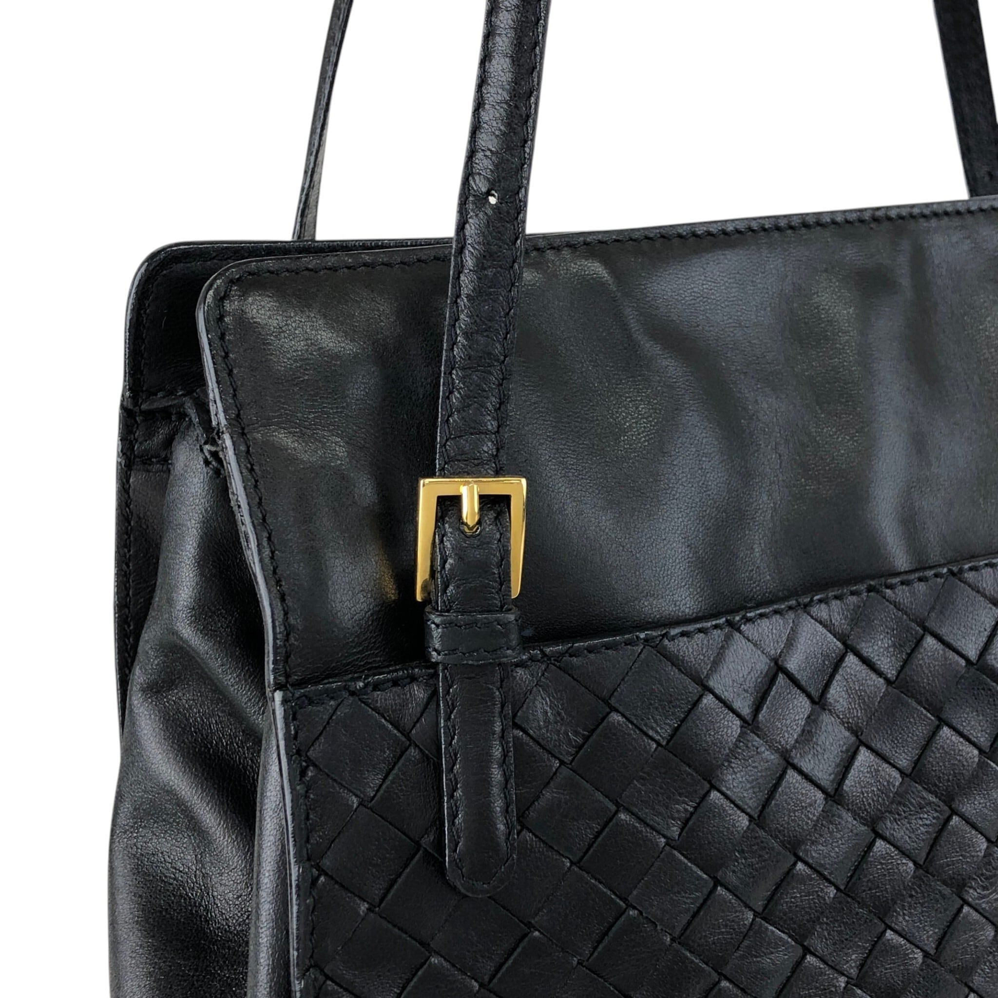 Bottega Veneta ボッテガ・ヴェネタ ハンドバッグ ブラック イントレ