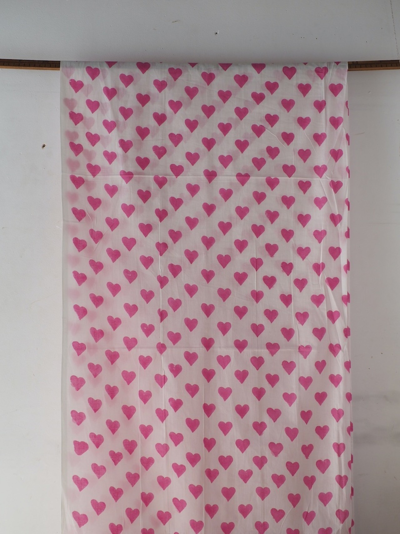 block print fabric c92 pink