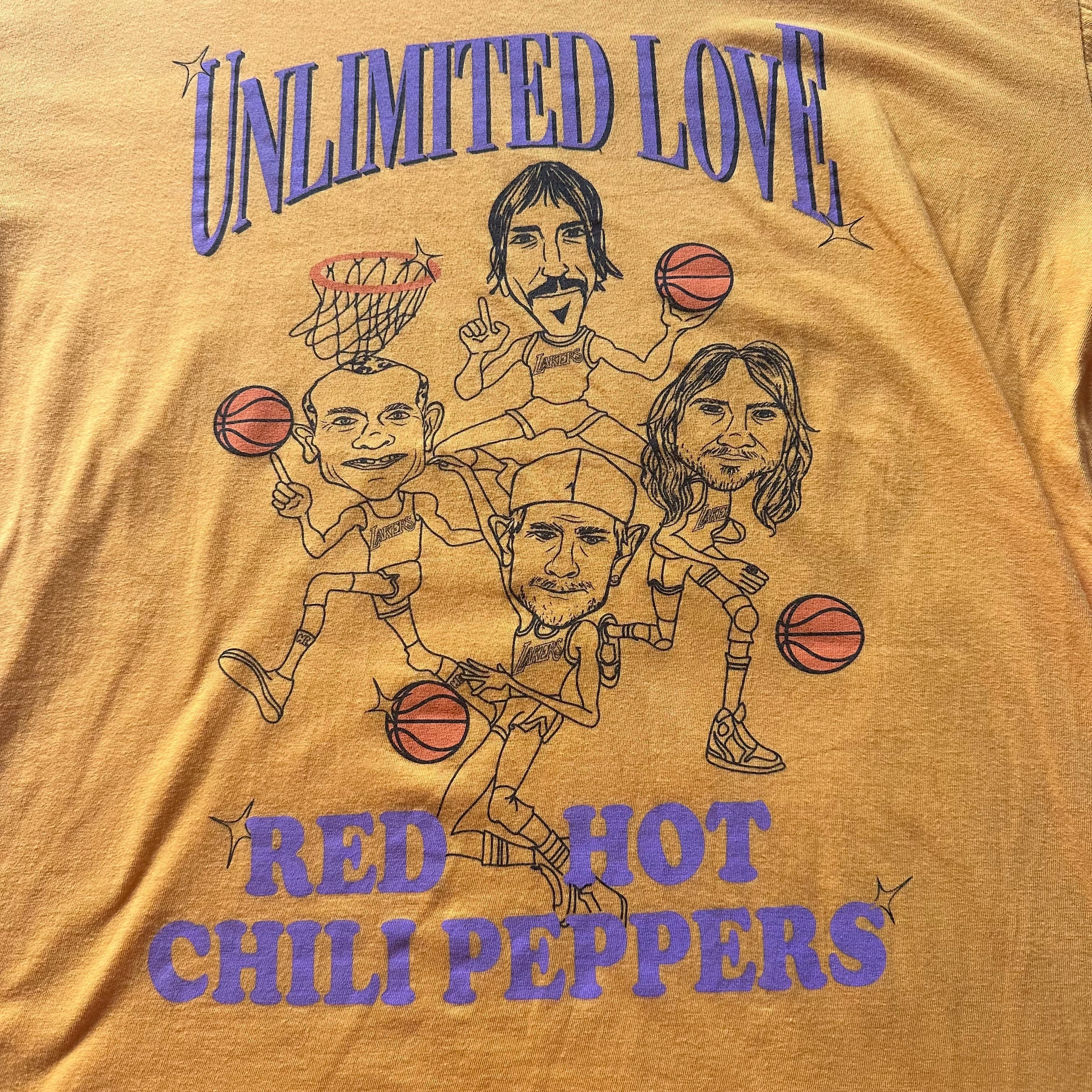red hot chili peppers レッチリ lakers - Tシャツ/カットソー(半袖/袖