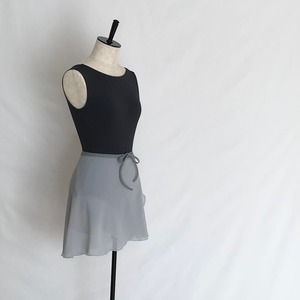 ❖"Fiorina" Ballet Wrap Skirt -  Aqua Gray（ アクアグレー ）