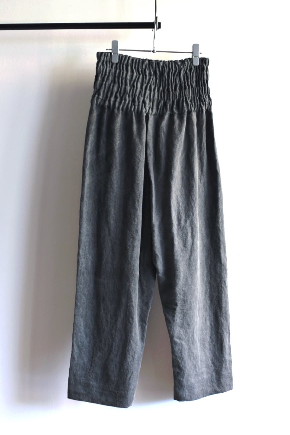 ゴーシュ 】 Lady's カツラギ8分丈ワイドパンツ［Navy］ | nuno