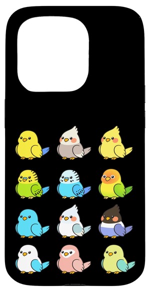【新着特価】オウム子供私は鳥ペットの動物のモチーフ鳥 スマホケース iPhone 15 Pro 用