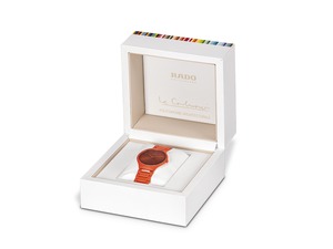 【RADO ラドー】True Thinline Les Couleurs™ Le Corbusier  Pale sienna 32123 シンライン ル・コルビュジエ（ペール シエナ）／国内正規品 腕時計