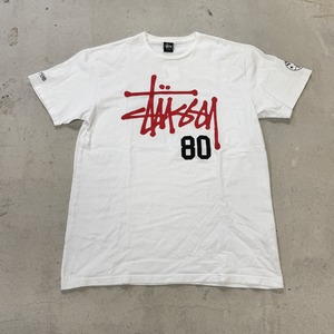 ④STUSSY 80 WHITE TEE XL