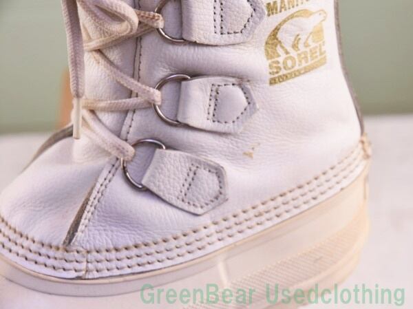 U070カナダ製ソレルSORELビンテージスノーブーツウィンターブーツ白