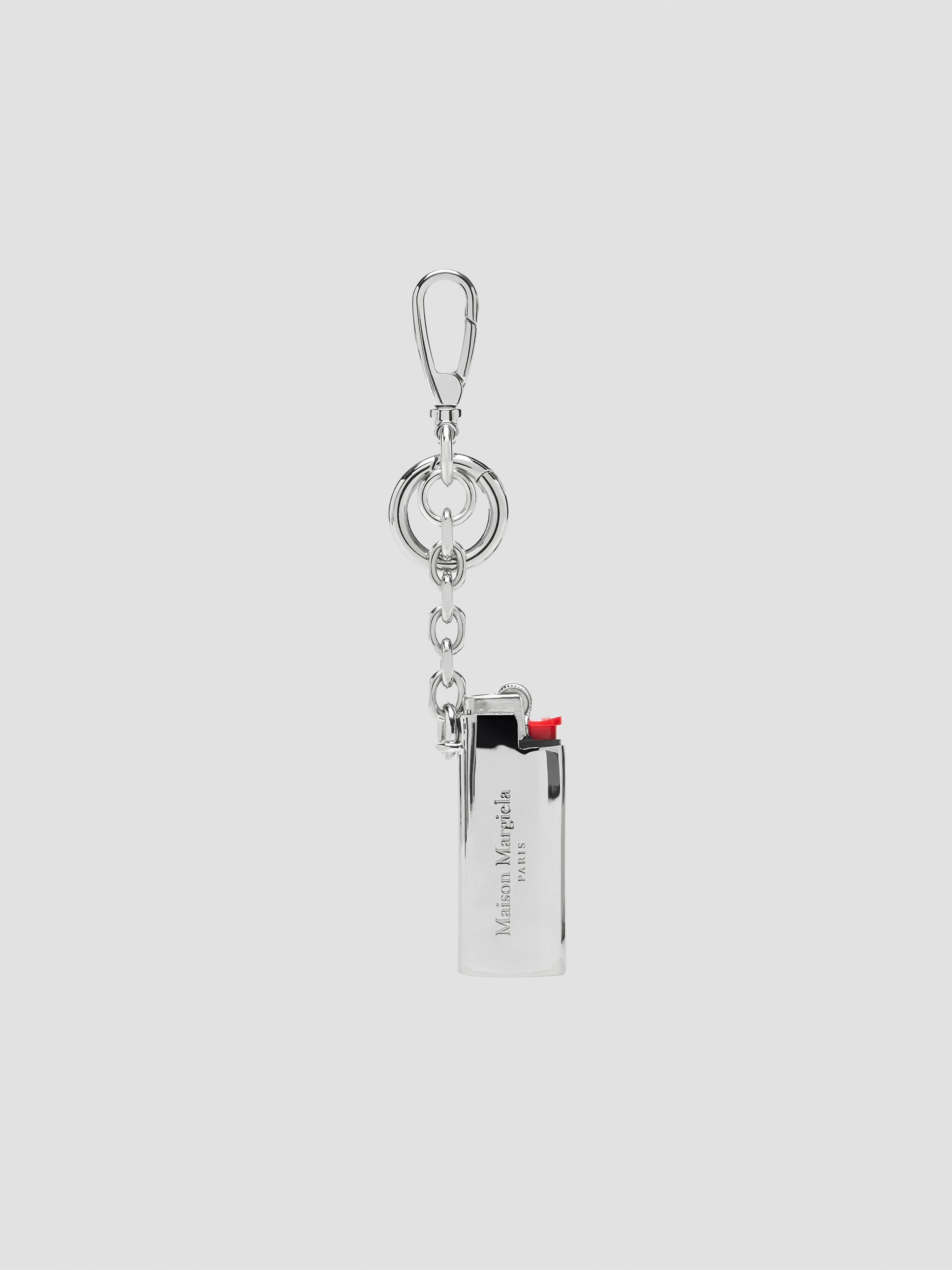 アクセサリー Maison Margiela BPS MAISON MARGIELA KEYRING LIGHTER CASE SMALL Silver