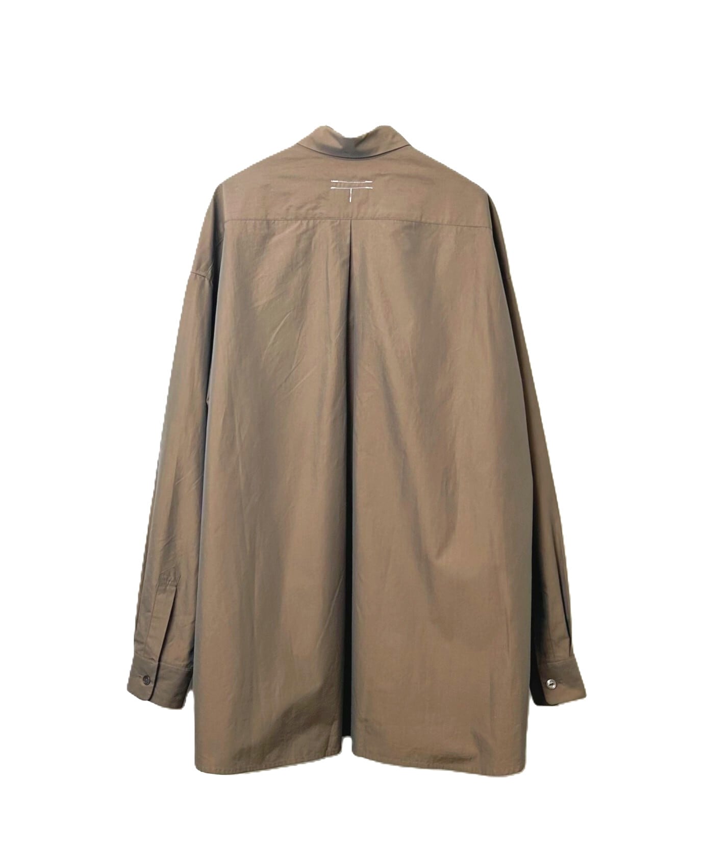beta post / B02LESH-05 FLY FRONT POCKET OVER SHIRT (KHAKI