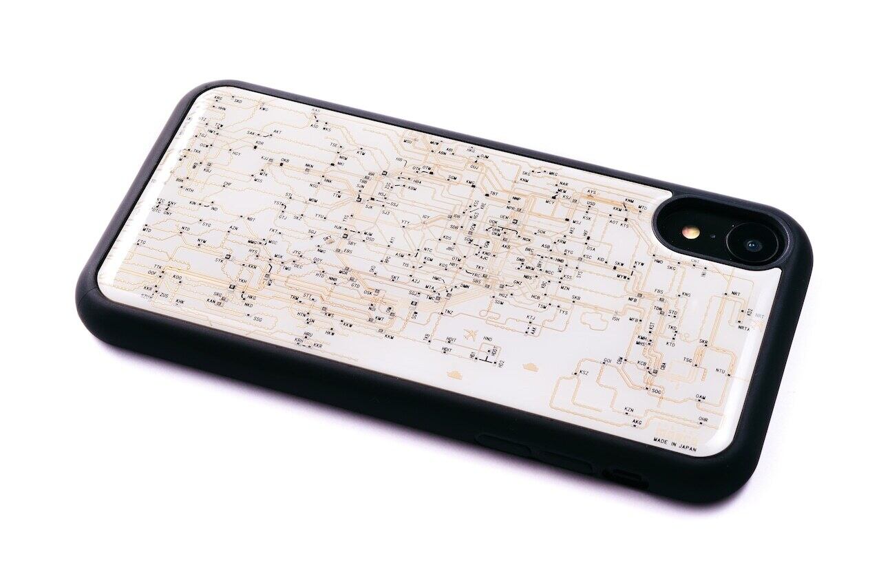 FLASH 東京回路線図 iPhone XR ケース | PCB ART moeco