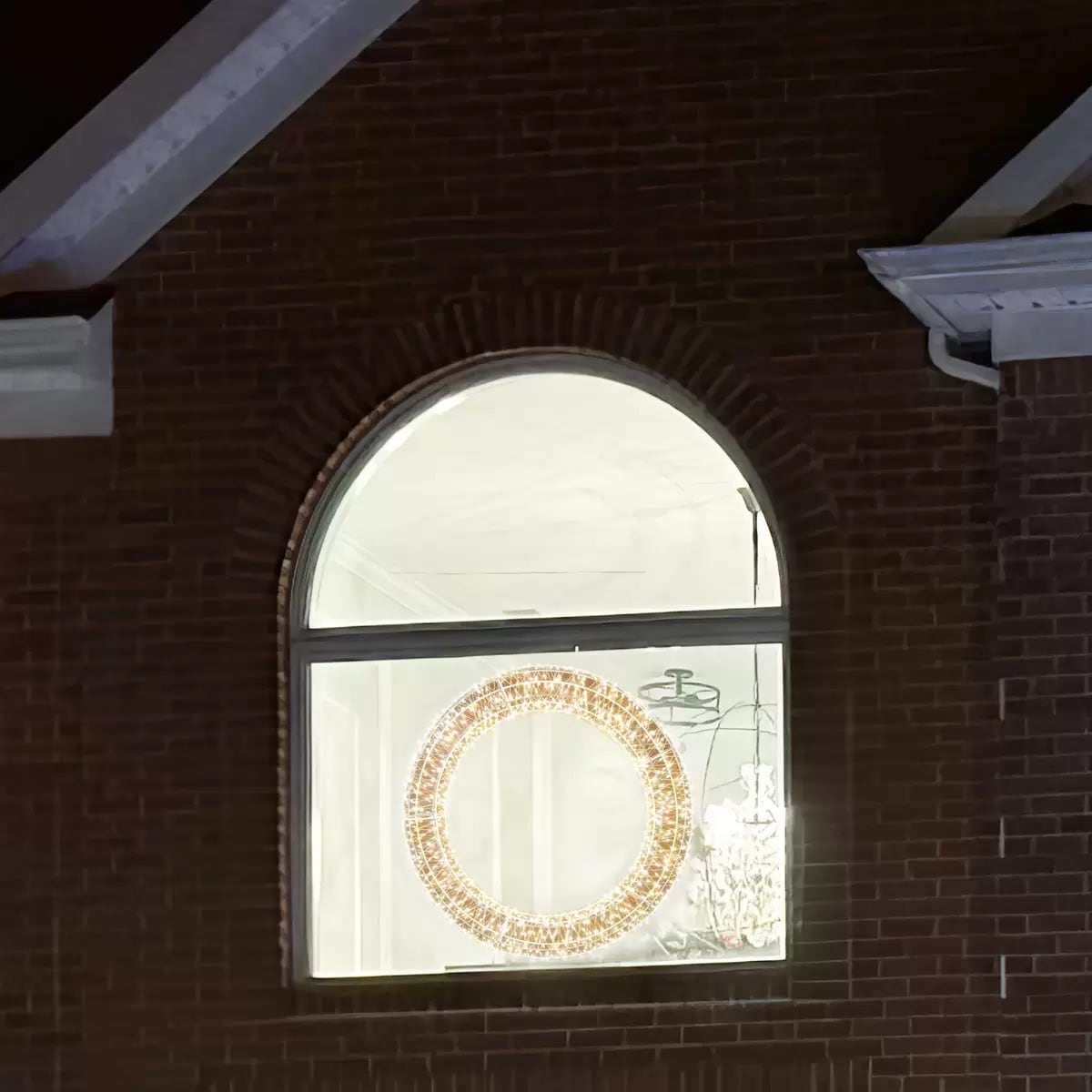 直径56cm LEDライト メタルリース 1200球 暖色LED 屋内外 室内 屋外