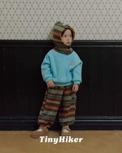 〖取寄〗韓国子供服 / 26winter / TinyHiker / タイニー刺繍トレーナー / キッズ *XS~XL*