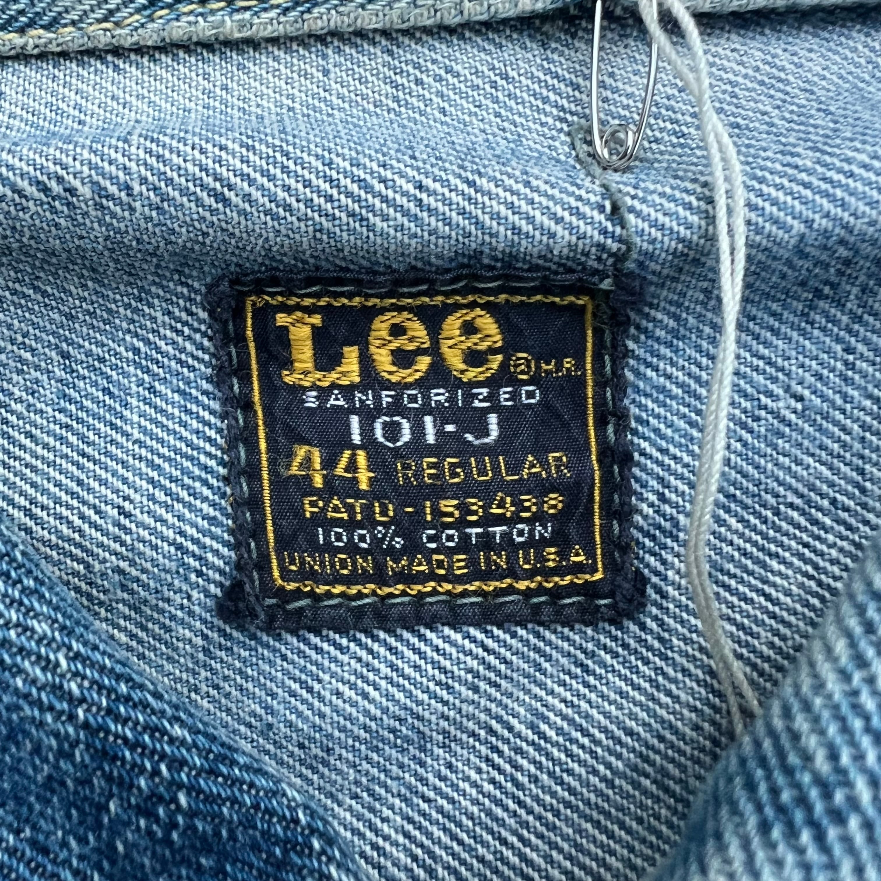 60s 70s Lee 101-J Denim Jacket Big Size 60s 70s リー101 デニム