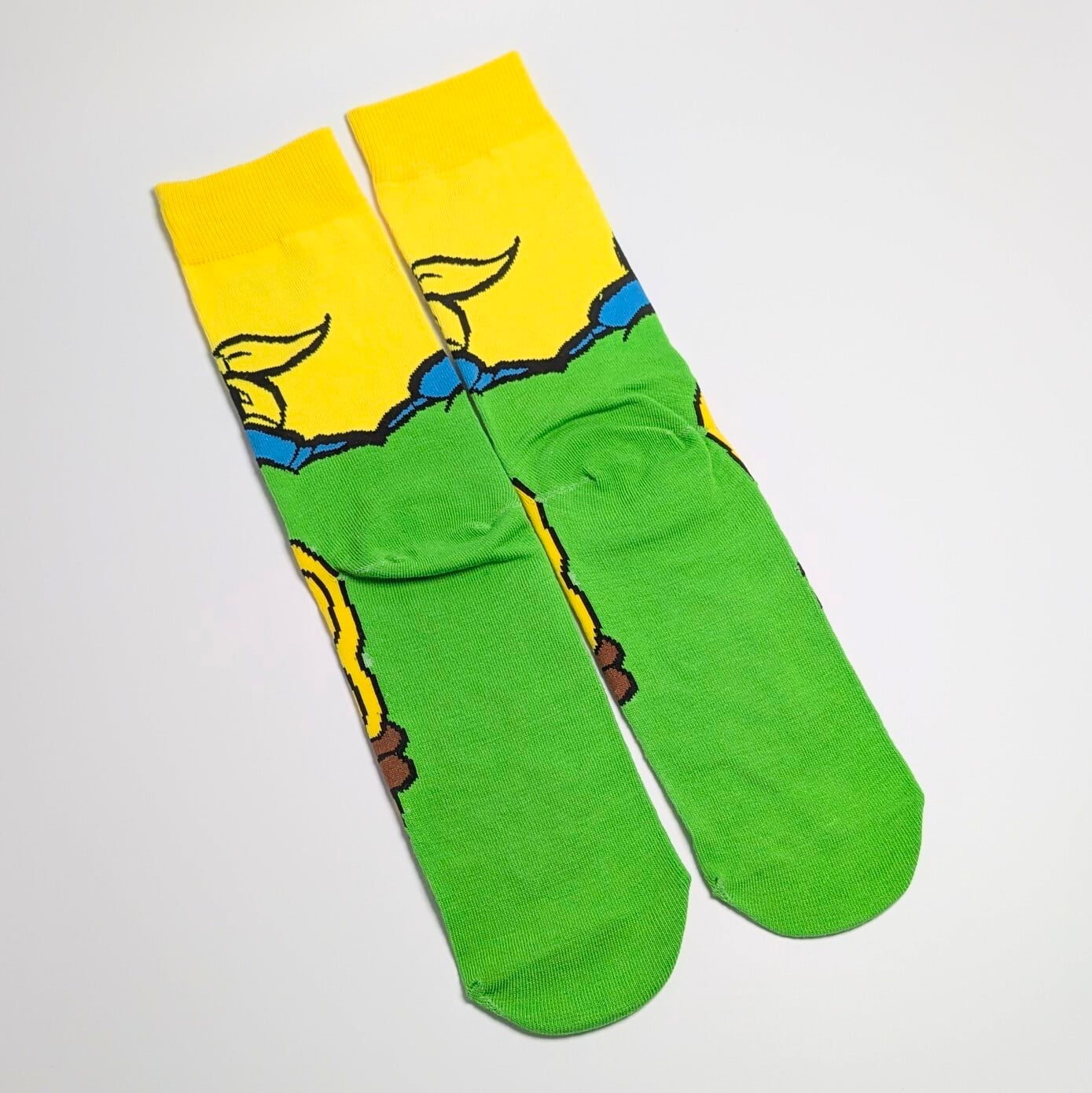 【 crew socks / クルーソックス 】『 Teenage Mutant Ninja Turtles / タートルズ / ミケランジェロ 』 靴下 / ソックス〚アメリカン雑貨 アメトイ〛