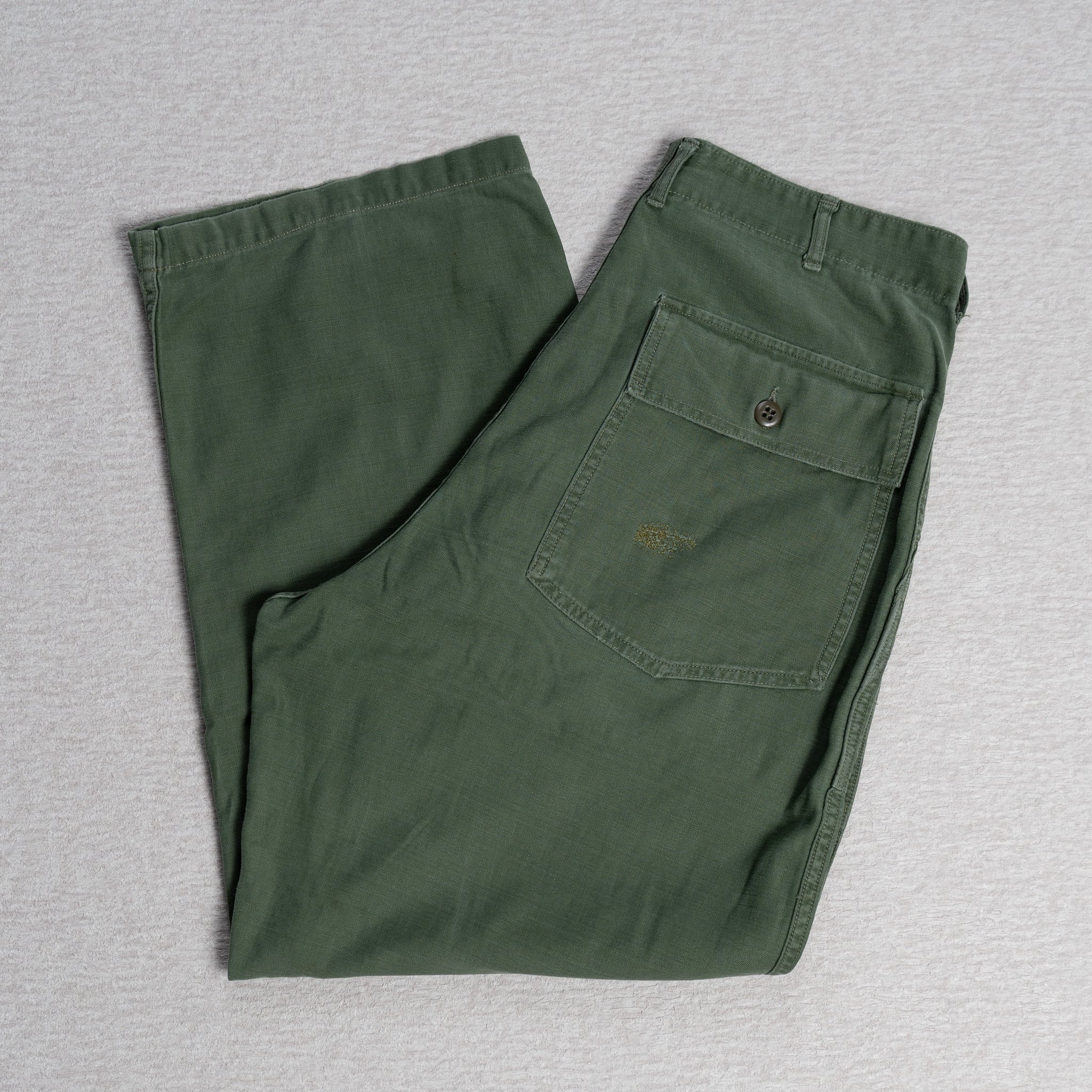 36×29】U.S.Army Utility Trousers OG-107 Used 実物 米軍 ベイカー