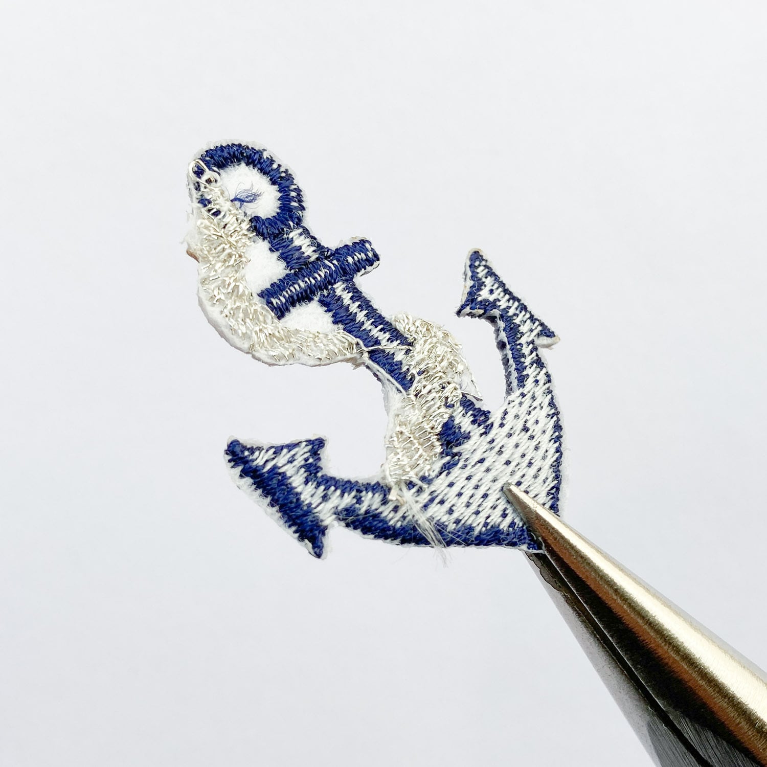 再入荷〉ラメ入り碇マークワッペン | Dua-アクセサリーパーツショップ