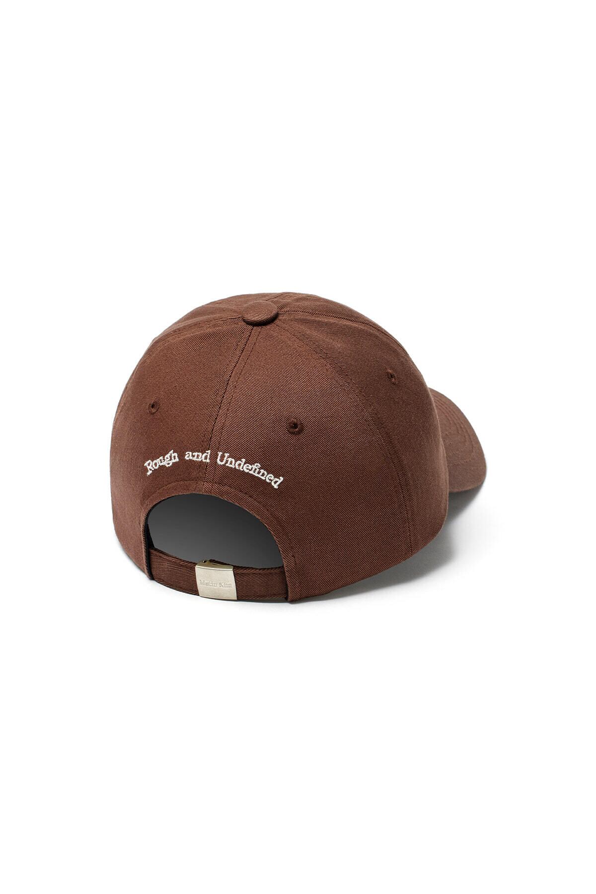 MATIN KIM♡ キャップ　ブラウンCAP IBROWN Matin Kim] MATIN VOLUME LOGO BALL CAP IN BROWN 正規品 韓国ブランド
