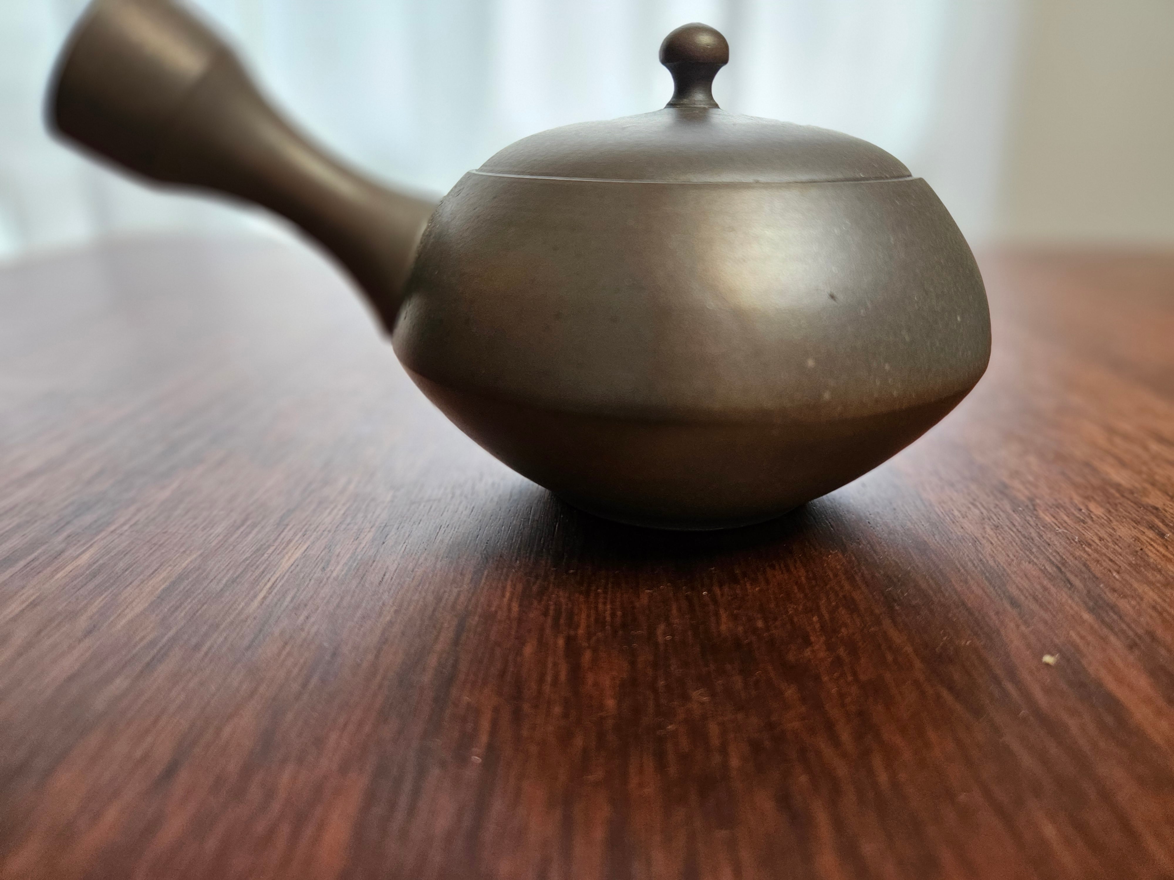 常滑焼】窯変駒型横手急須 千葉光広氏作 | お茶の店 ニルマーネル
