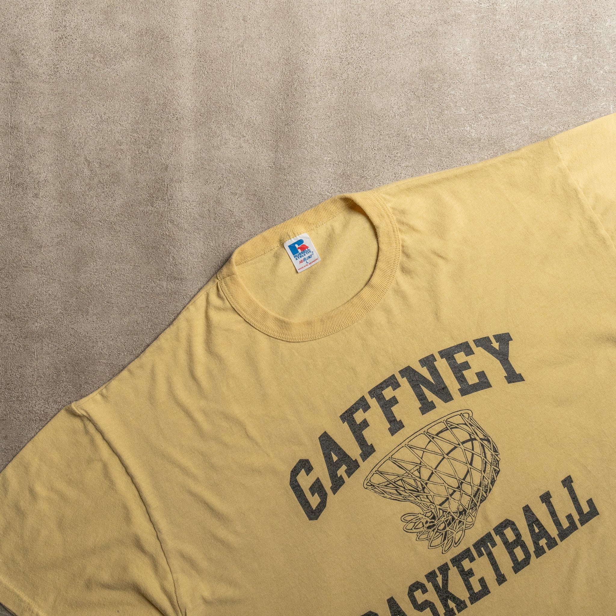 Russell Athletic】90's Basketball Print T-Shirt Made In SALVADOR