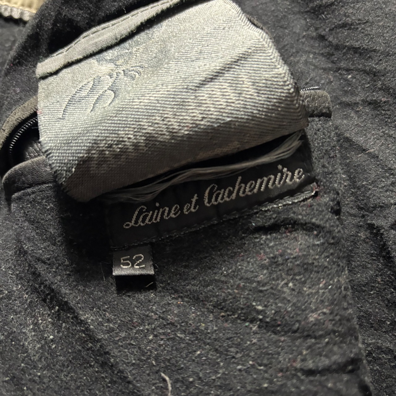 SERAPHIN black leather car coat