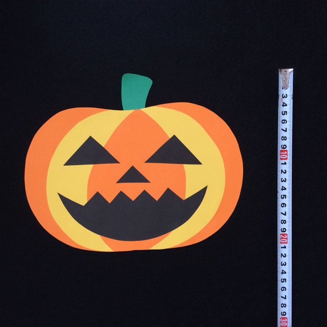 ハロウィンのかぼちゃ（大）の壁面装飾　kobito
