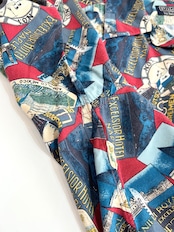 90s Ralph Lauren S/S OPEN COLLAR SHIRT Size M