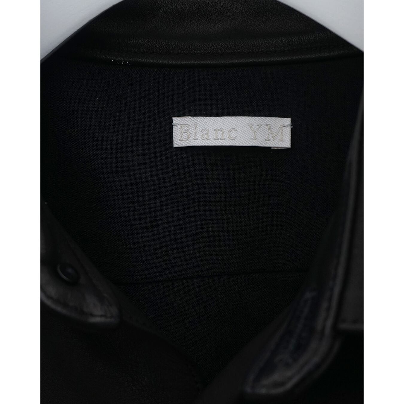 Blanc YM] (ブランワイエム) BL-26S-CLWS Cow Leather Wide Shirt