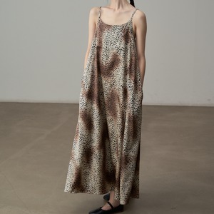 Leopard print camisole dress S1356