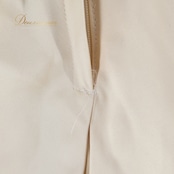 パーティ ドレス ワンピース fine feathers パーティドレス アイボリー クリーム 光沢 無地 編み上げ 演奏会 発表会 カラードレス ホワイト系 ベージュ系 パーティーファッション ドレスアップ フォーマル シンプル スタイリッシュ 大人女子 クラシック ロングドレス 着飾る 上品 おしゃれ レディース