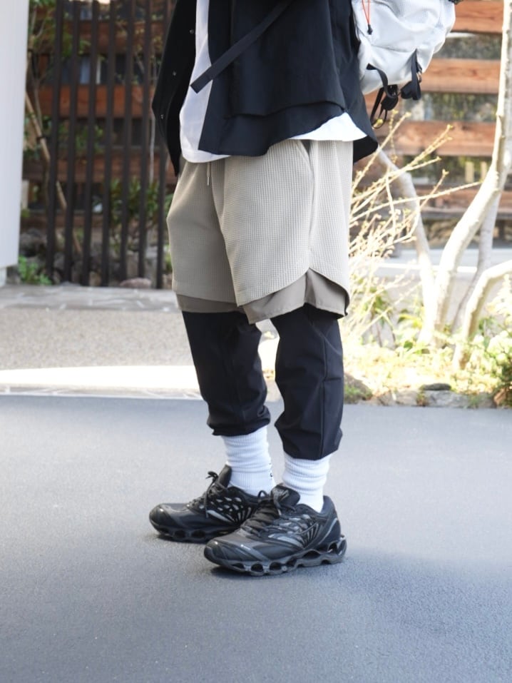 meanswhile ミーンズワイル【 SOLOTEX Easy Shorts 】 | LARGE LAB TOWN