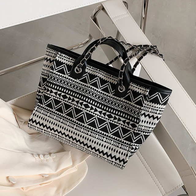 シンプルで大容量のレディースバッグ2020新しい流行のファッションオールマッチキャンバスショルダーバッグネットレッドポータブルトートバッグ 手作りハンドバック66829161865