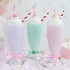 【PINK CHERRY】milk shake candle