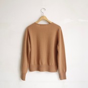 one f.  Cashmere Crew Neck Cardigan