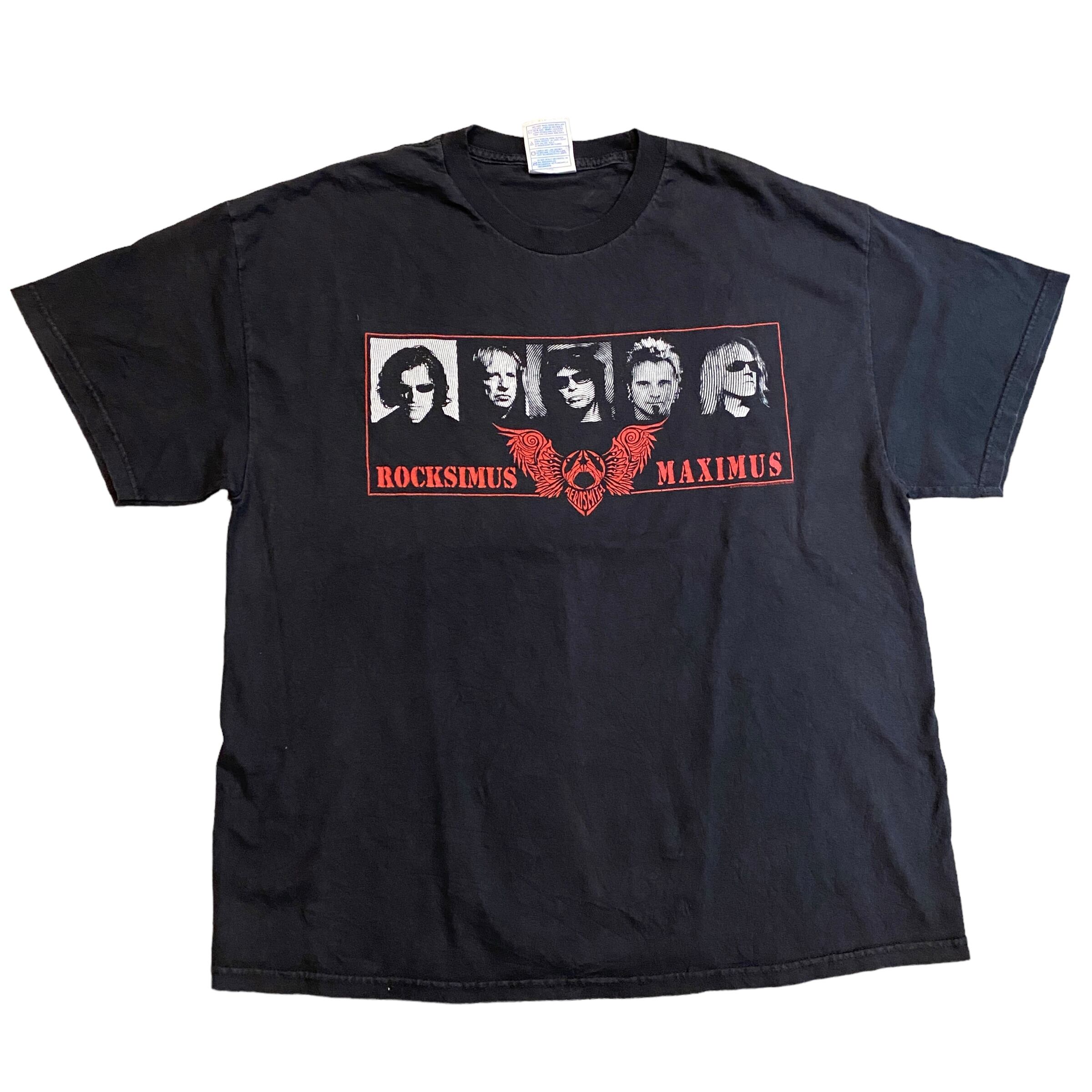 2002希少 02 USA製 AEROSMITH ビンテージ ツアーTシャツ - www