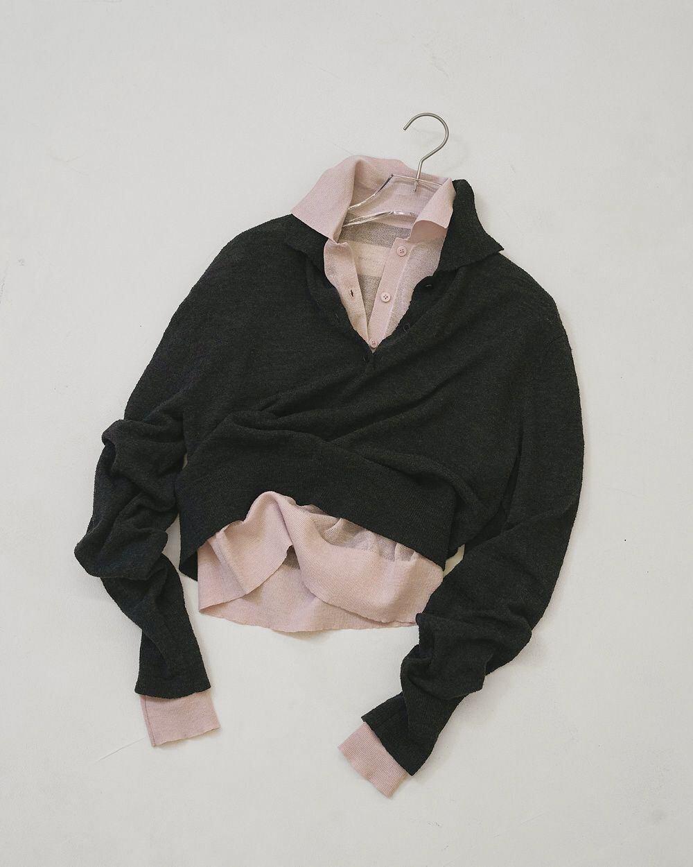 TODAYFUL／Layered Polo Knit | polne