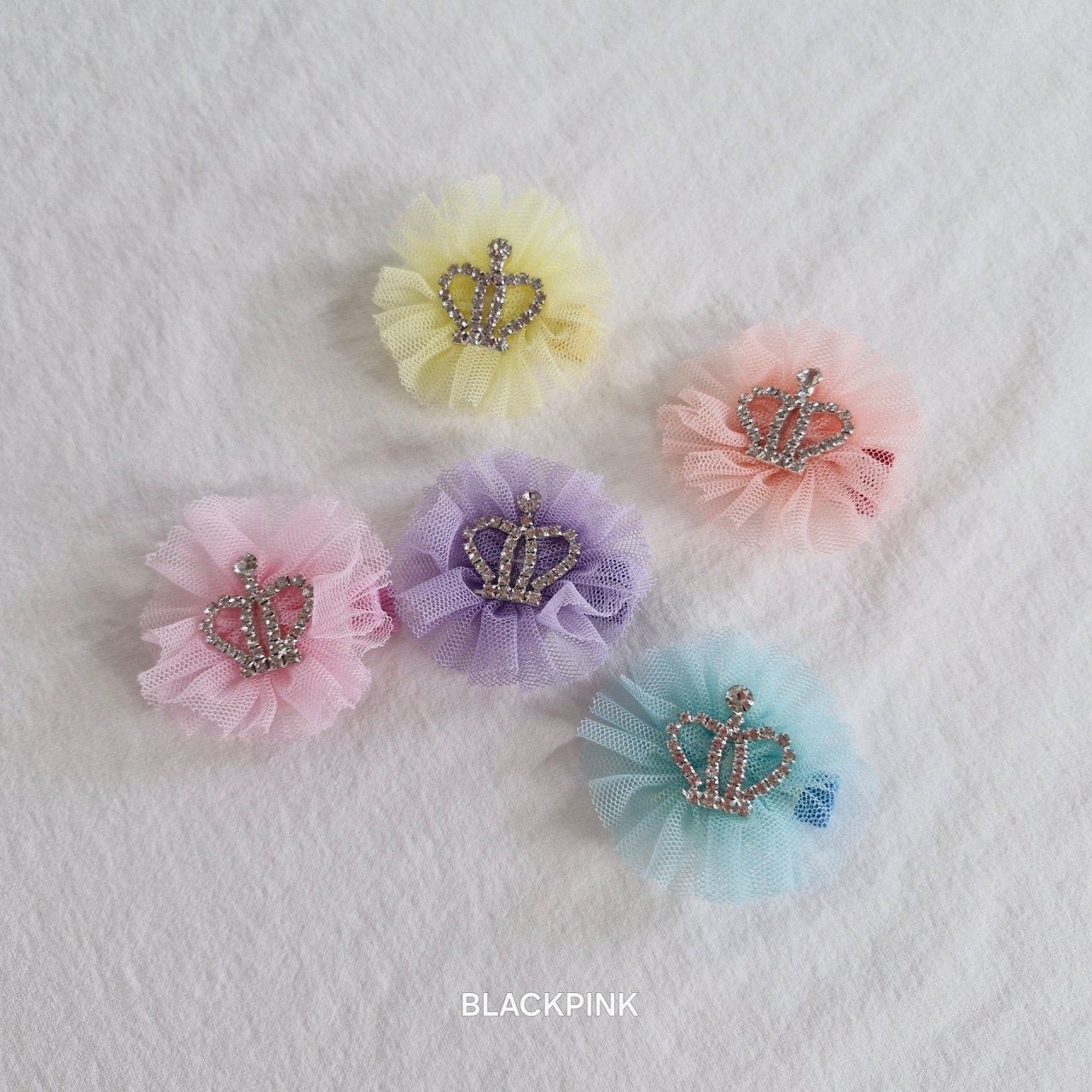 [BLACKPINK] Accessory) Mini Crown Claw Clip / [블랙핑크] 악세)미니왕관집게핀