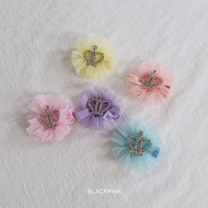 [BLACKPINK] Accessory) Mini Crown Claw Clip / [블랙핑크] 악세)미니왕관집게핀