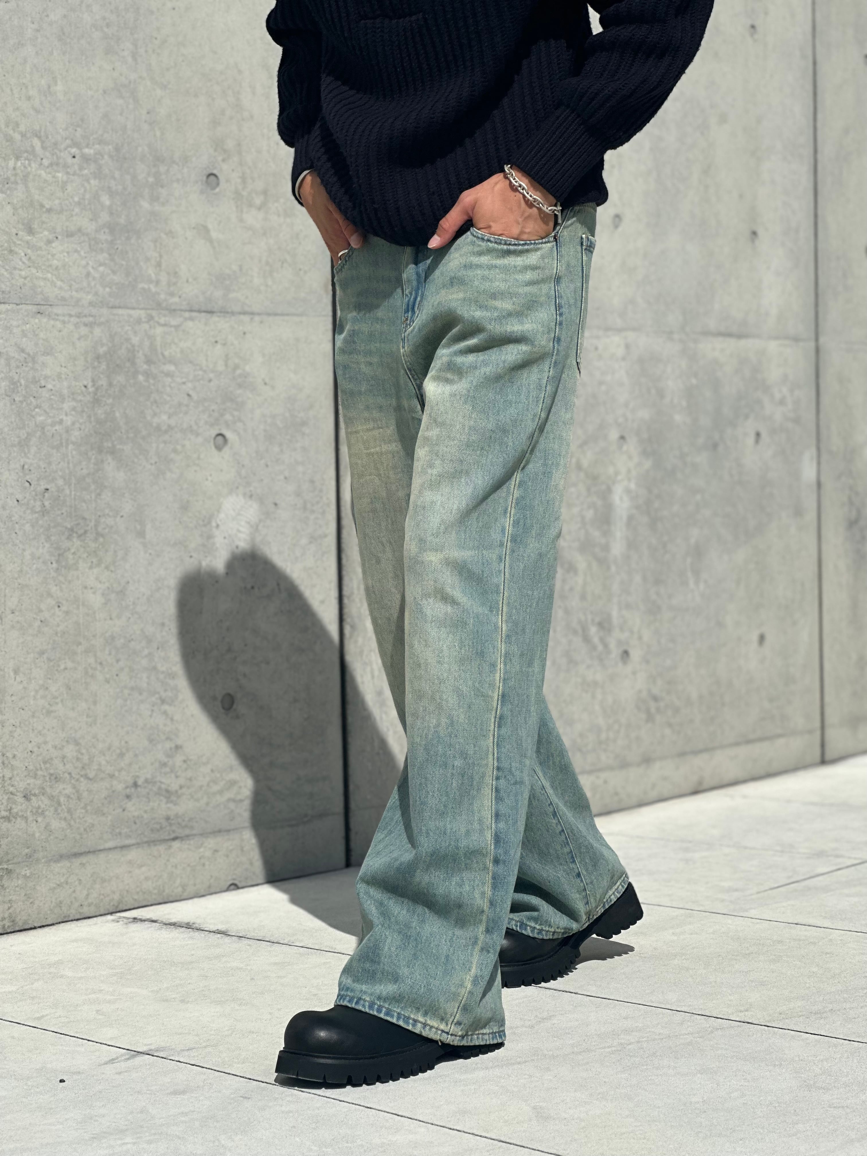 Washed Wide Legs Denim | 【ボトムス専門店】MODE SPACE