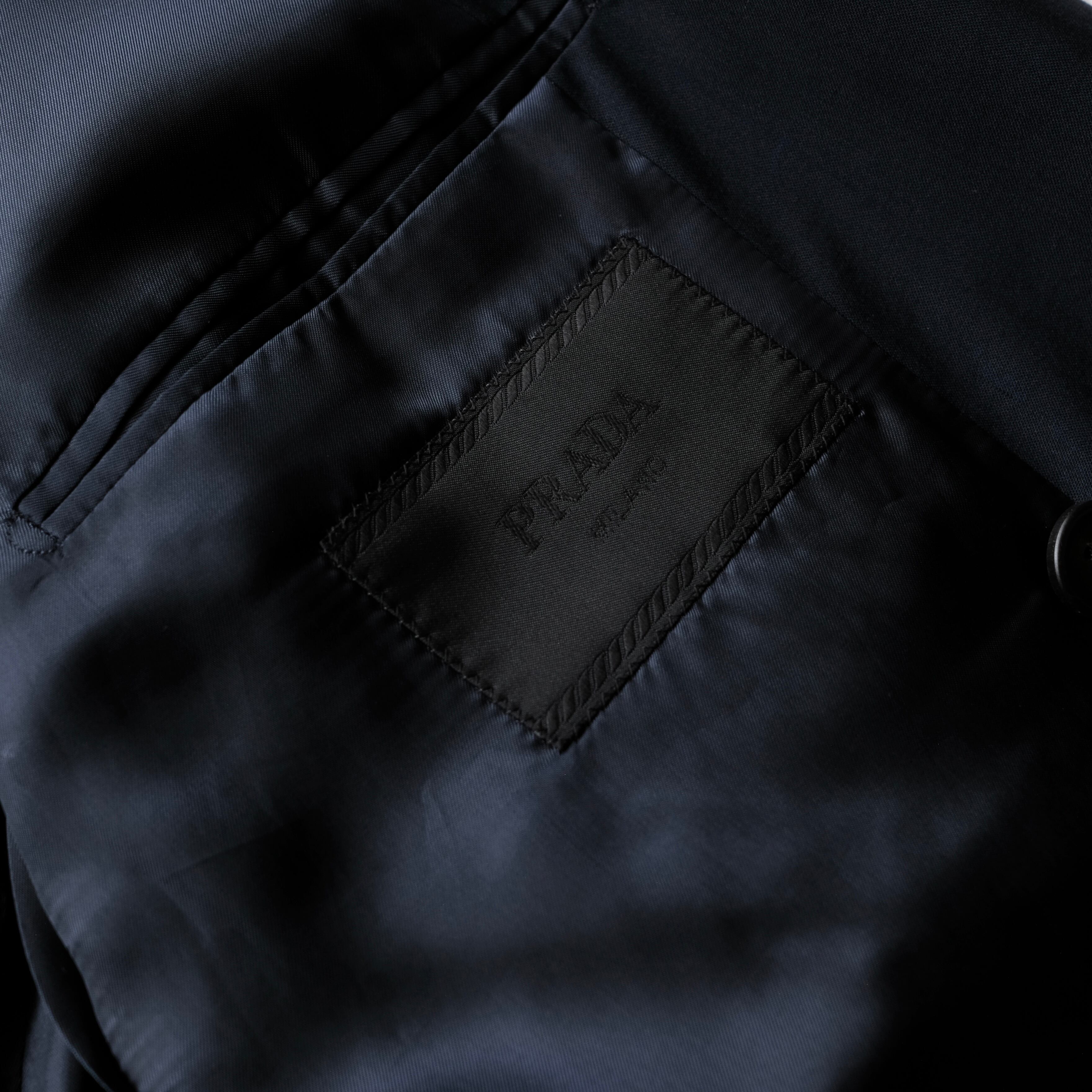 PRADA CASHMERE DOUBLE BREASTED TAILORED JACKET | safarionline