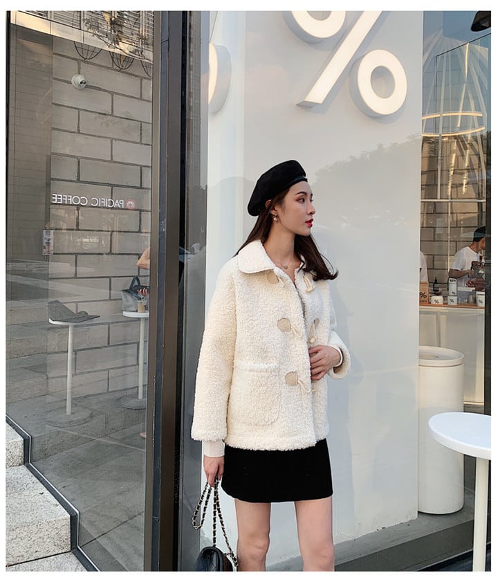 秋冬 新作 韓国 ゆったりする 模造子羊毛 長袖 綿服 ファッション カジュアル コート エレガント 気質