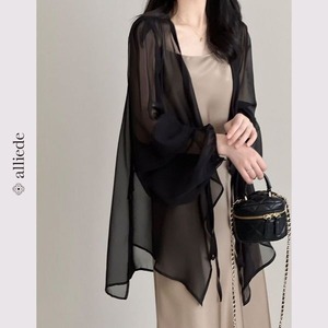 シアードレープカーディガン　A3030