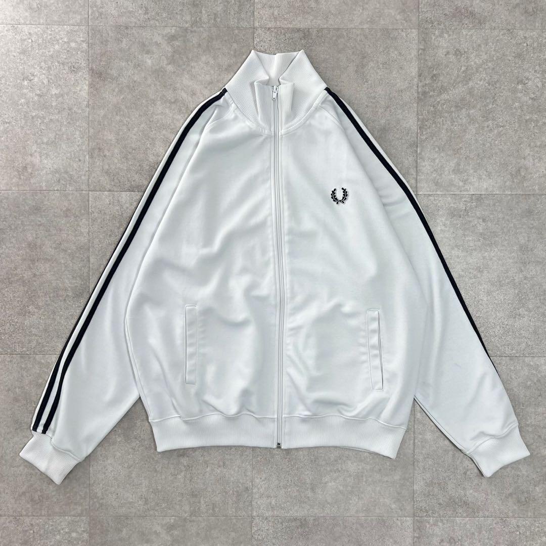 フレッドペリー FRED PERRY トラックジャケット Y2K ジャージ 白